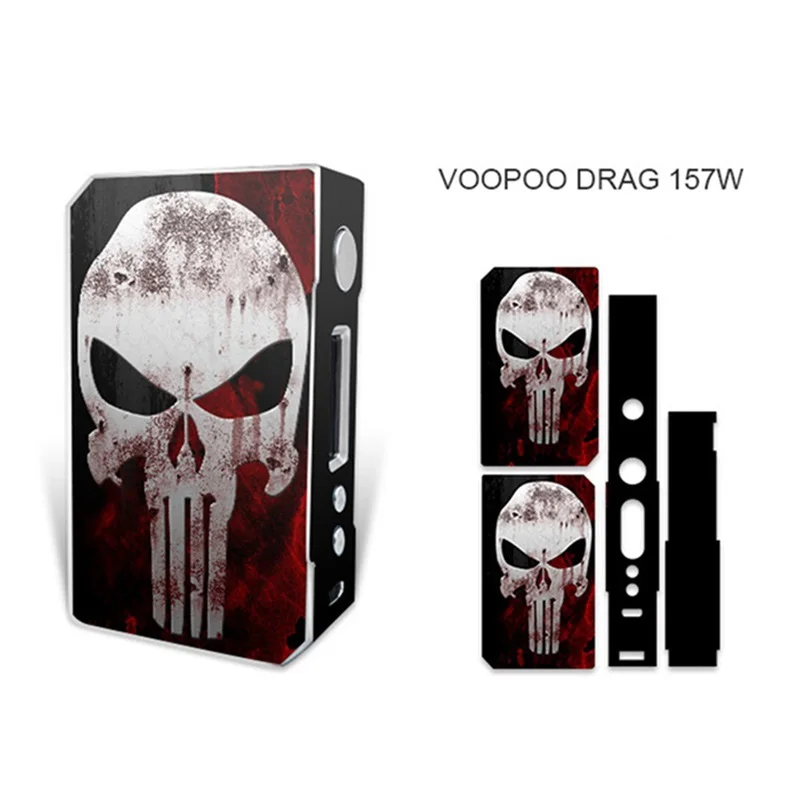 Высокое качество электронная сигарета стикер s для VOOPOO DRAG TC 157W коробка мод кожи наклейка - Цвет: H06