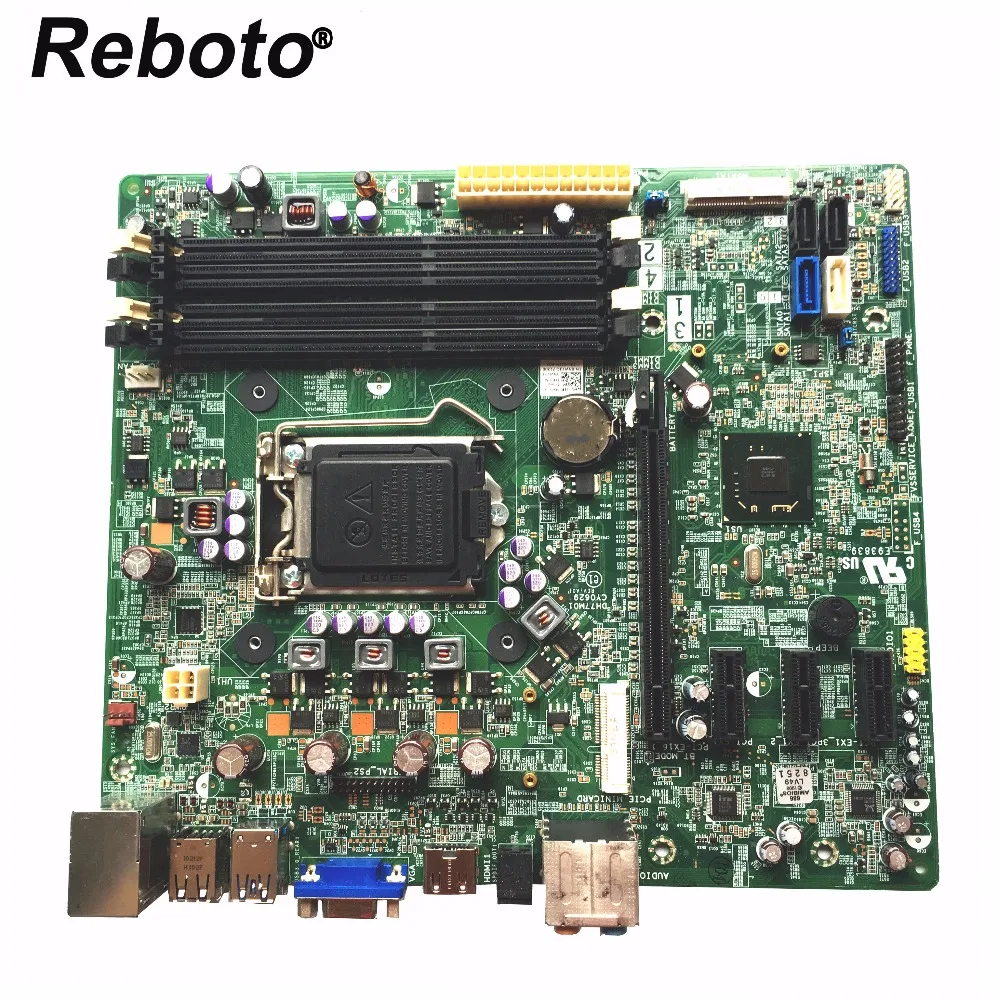 Reboto For DELL XPS 8500 Desktop Motherboard CN-0NW73C 0NW73C NW73C SLJ8B QS77 LGA 1155 MainBoard 100% Tested Fast Ship
