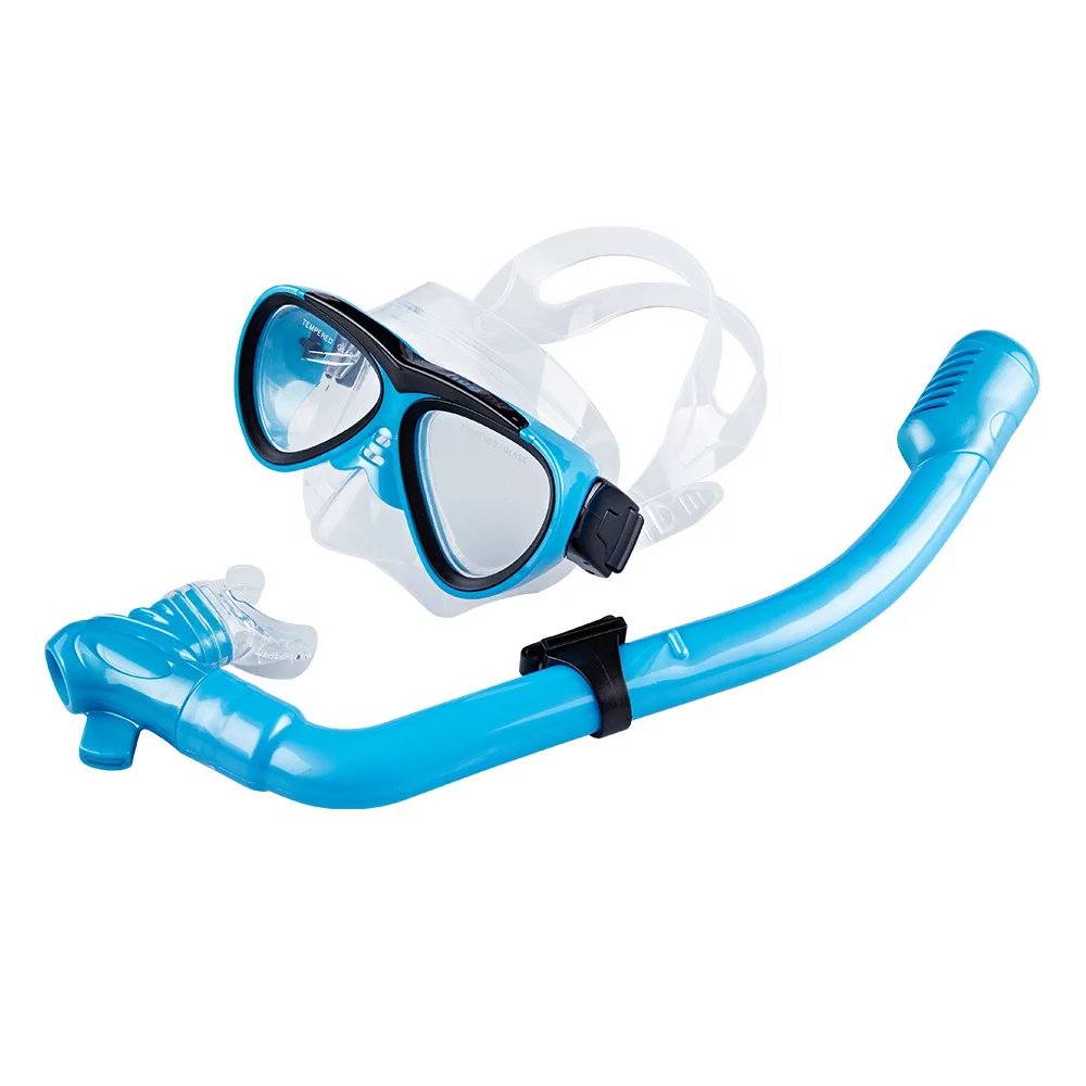 Детская маска для плавания маска с трубкой силиконовые плавательные очки для подводного плавания полный сухой трубка маска для младших