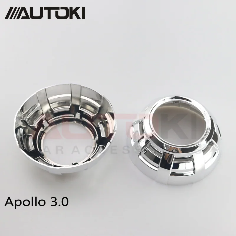 

3 inches hid bi xenon projector lens Protective Cover cases high temp resistant Apollo 3.0 Mask for projector lens