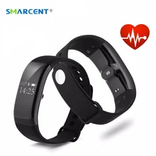 Smartcent SV66 Смарт Браслет монитор сердечного ритма IP67 Водонепроницаемый шагомер браслет напоминание прогноз погоды браслет