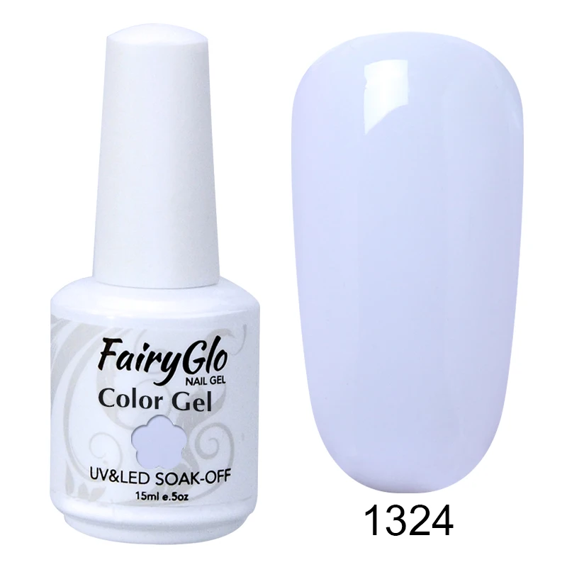 FairyGlo 15 мл винно-красный Гель-лак для ногтей замачиваемый УФ-гель для ногтей Гель-лак для нейл-арта лак Vernis полуперманентный - Цвет: 1324