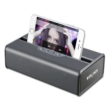 Портативный Беспроводной Bluetooth Колонки приемник стерео Саундбар TF FM USB Стенд держатель супер бас двойной Колонки телефон стенд