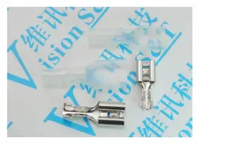 

100pcs 2.8 / 4.8 / 6.3 mm insert spring, battery connector ship switch cold pressure terminals / cold head