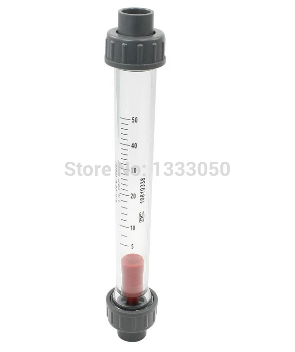 

Free Shipping Water Liquid Flow Measuring Tube Flowmeter 5-50L/h