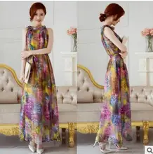 European station 2017 summer new Europe and the United States high-end luxury women’s clothing in a long dress