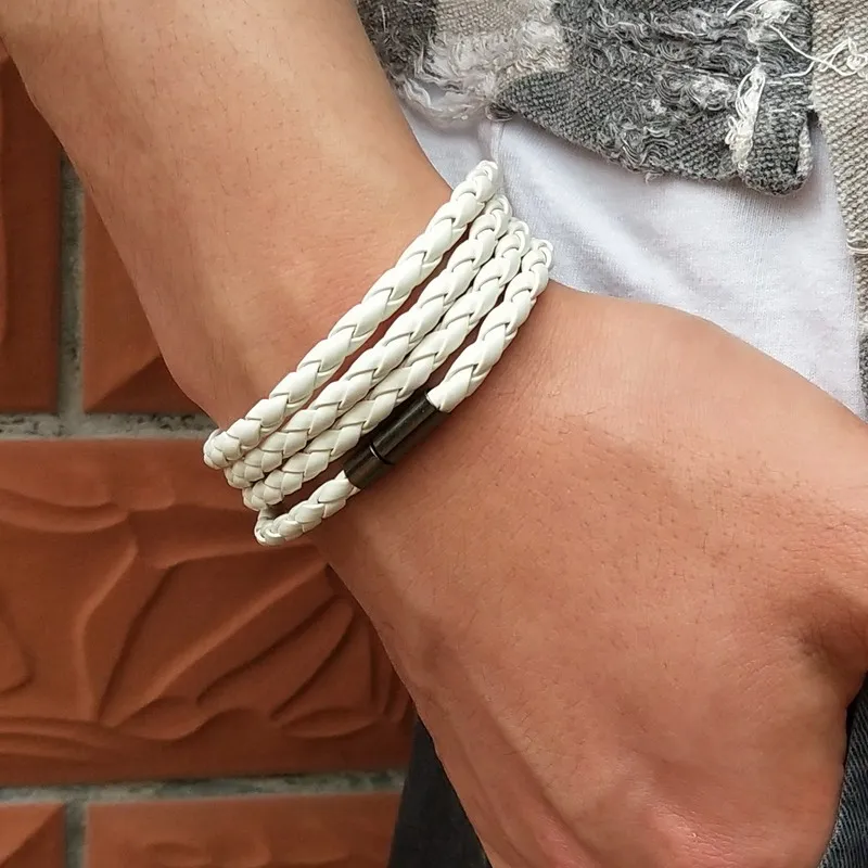 32 Style Leather Bracelet for Men Charm Vintage Bracelet Braided Jewelry bracelet jewelry