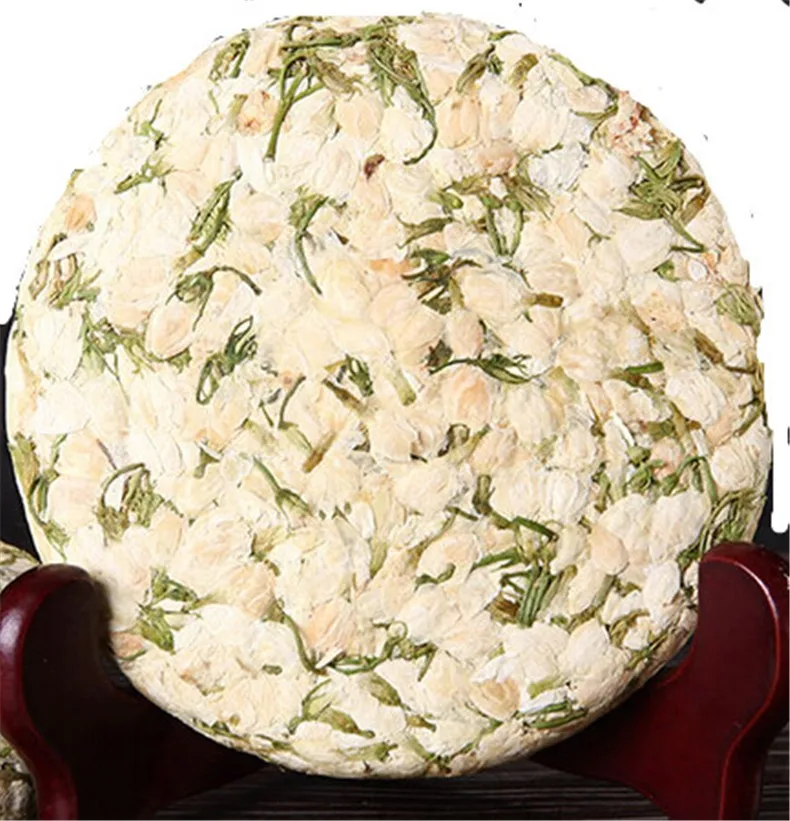 200g Top grade Dried Jasmine Flower Tea Jasmine Bud Green Puer Tea Puerh Tea Cake Good for Health Tea 