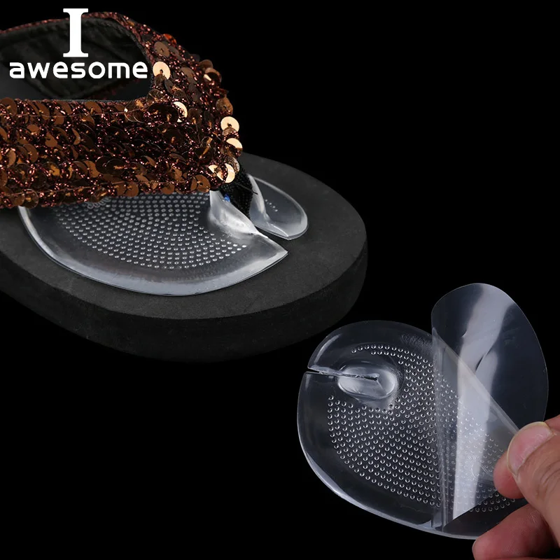 

1 pair Hight quality Silicon Gel insoles for flip flops foot Cushion Support Shoe pad Inserts for flip flop