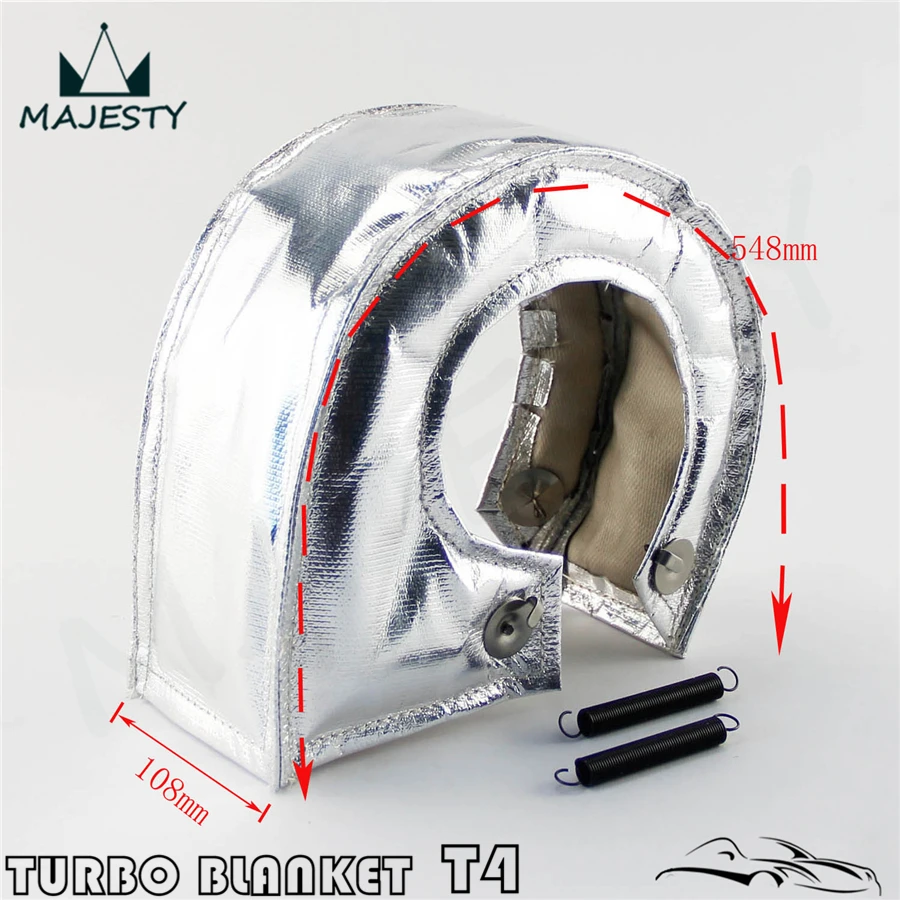 Turbo Blanket Heat Shield Cover Turbocharger Wrap Fit GT40 GT42 T4 GT55