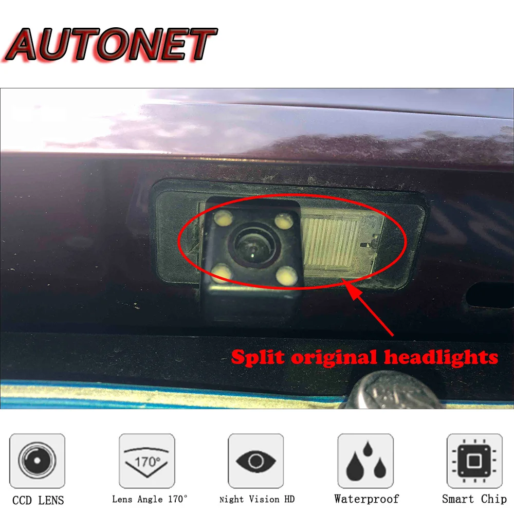Камера заднего вида AUTONET HD с ночным видением для Peugeot 208 2012 2013 2014 2015 2016 2017