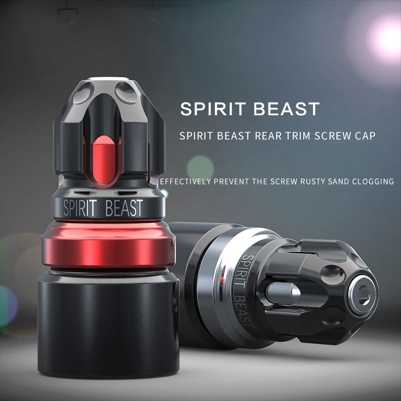 

Motorcycle Accessories Personalized Screw Cap Electric Car Creative Decorative Screw Cover Motorbike Modeling SPIRIT BEAST