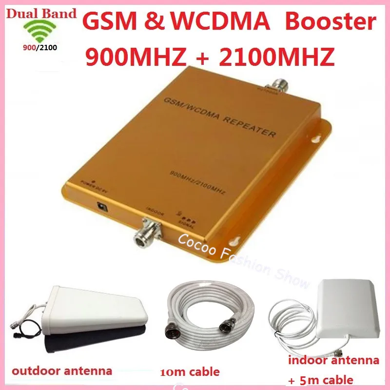 

Dual Band LTE FDD GSM 3G signal booster amplifier 70db repetidor 900 2100 cell phone signal booster gsm mobile signal repeater