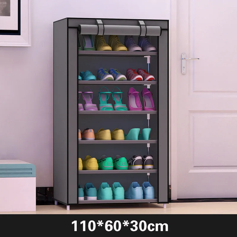Thicken Non-woven Cloth Seven Layers Dustproof Shoe Cabinet Creative DIY Assembly Shoe Storage Shelf Simple Shoe Rack Furniture