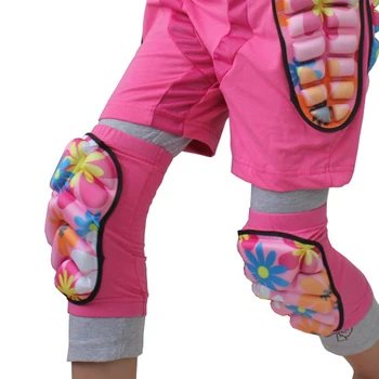 

2018 Children Boys Girls Knee pad Protector Riding Ski Snowboard Tactical Skate Protective Knee Guard Cycling Pink Blue