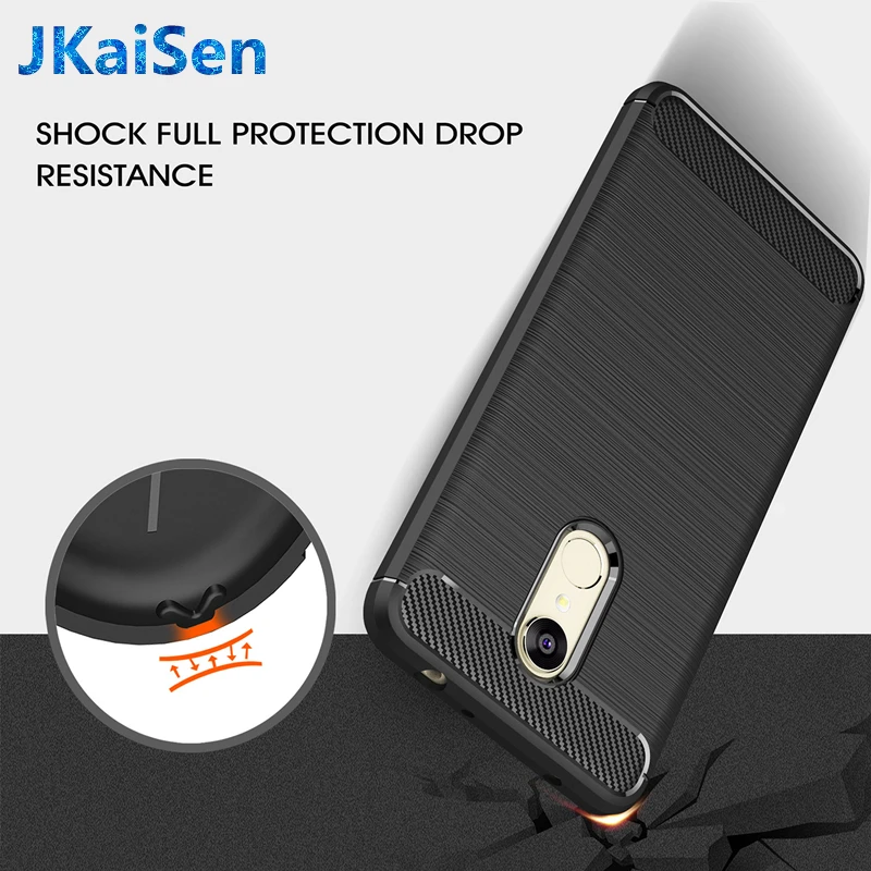 

Xiaomi 8 SE Lite PRO Note 3 4X 5X 6X POCO F1 Case Cover Shockproof Carbon Fiber TPU Protector Coque Capa For Redmi 5A 6A Pro S2