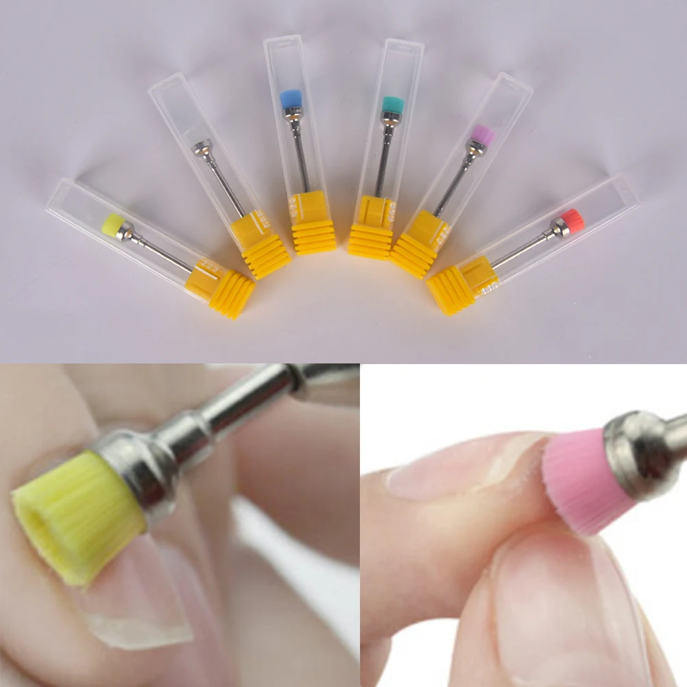 2Pcs Nail Drill Brush Electric Machine Files Professional Manicure Nail