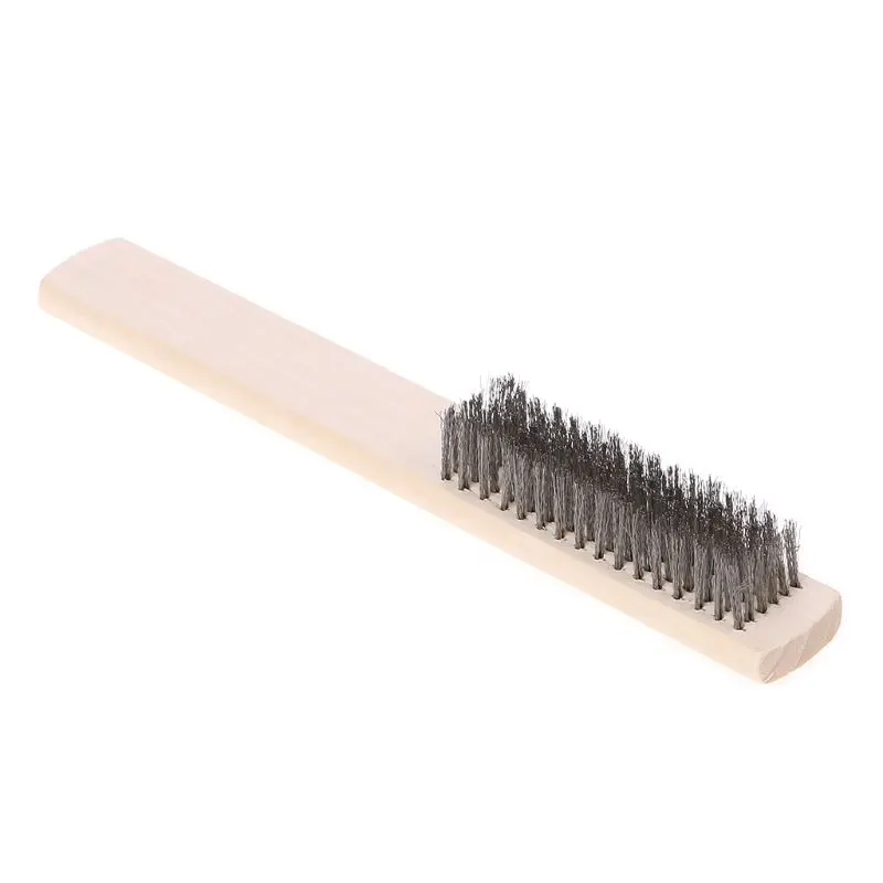 1pcs Stainless Steel Wire Brush Paint Removal Cleaning Metal Polishing Rust Cleaning Brushes Clean Tools Hand Tools