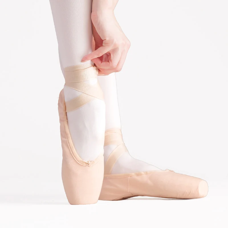 Sales Satin Ballet Pointe Shoes Professional Girls Ladies Ballerina Dance Shoes With Ribbons 3