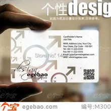 Красочно 500 шт. пользовательские Бизнес карты визитная карточка прозрачный ПВХ Бизнес печати карт № 2236