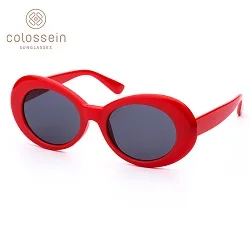 COLOSSEIN солнцезащитные очки женская мода женские солнцезащитные очки для уличные очки UV400 очки - Цвет линз: Red