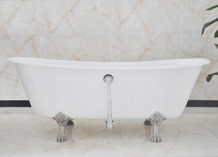 Роскошная ванна для использования в помещении чугунные двойные тапки 1008-3