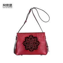 Новая кожаная сумка-мессенджер индивидуальная Наплечная Сумка винтажный плетеный из тисненой кожи Повседневная сумка