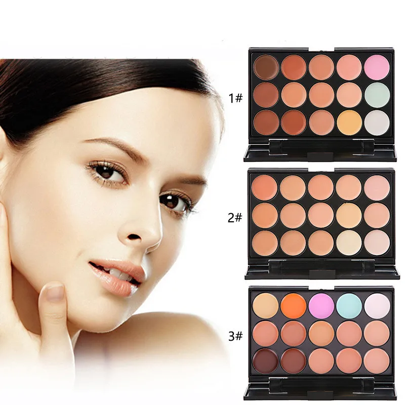 15 Color Concealer Palette Combination Professional Profile Palette