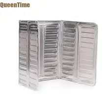 QueenTime смазка брызговик экран для сковороды Алюминиевая фольга масло брызговик плита брызговик щит Кухня Аксессуары для приготовления пищи