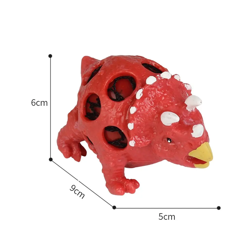 Портативный мини-декомпрессионный игрушечный динозавр модель мяч антистресс с наполнителем Сжимаемый игрушечный шарик давление снятие