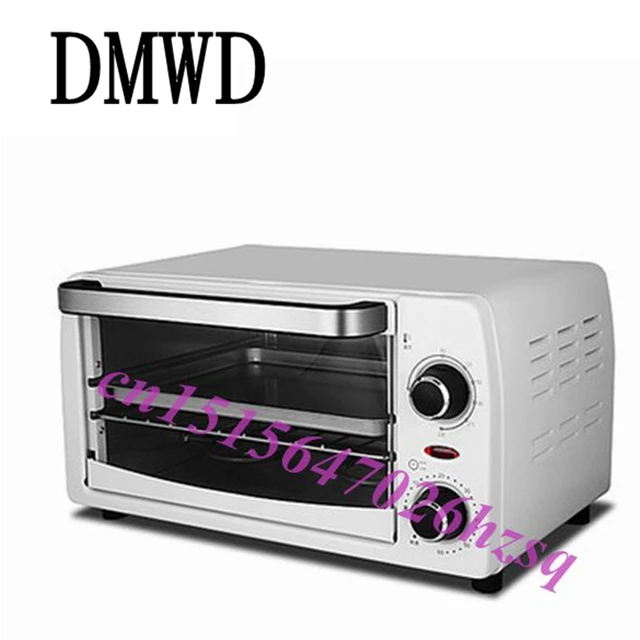 Special Offers DMWD 10L Electric Mini Oven Home Freestanding Pizza cake Toaster Oven Timer Kitchen Appliances