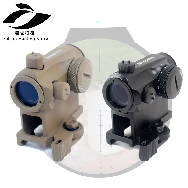 

Tactical Hunting Rife scope Mini 1X24 Sight Illuminated Sniper Red Green Dot Sight With Quick Release Red Dot Scope Mount