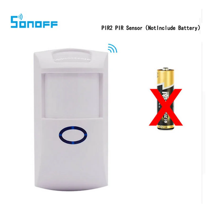 4 шт./лот Sonoff PIR2 Беспроводной двойной, инфракрасный интеллигентая(ый) движения PIR Сенсор обнаружения для Alexa Google Home Smart охранной сигнализации