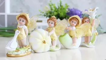 

Resin Crafts Lovely flower fairy Angel wings