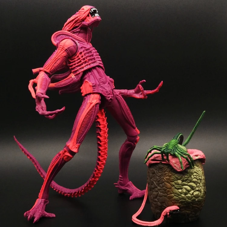 Figura de acción Alien Vs Predator, Cara de perro, modelo de juguete,  adornos, larvas NECA|figure toy|toy modelaction figure toys - AliExpress