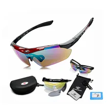 Брендовые спортивные велосипедные солнцезащитные очки для мужчин женщин очки 5 линз поляризационные солнцезащитные очки occhiali Ciclismo