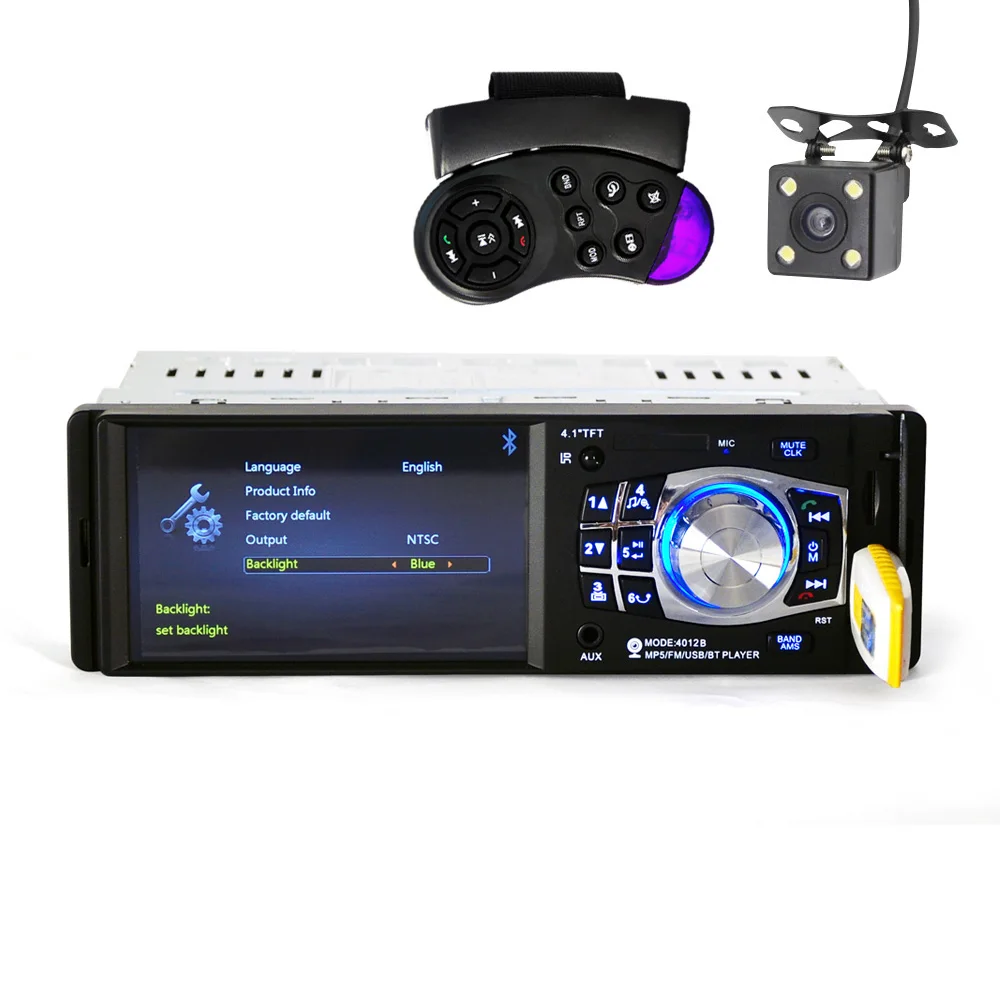 Автомагнитола с Bluetooth Mp3 MP5 DVD плеер автомобильный динамик Авторадио 1din SD/USB/TV аудио