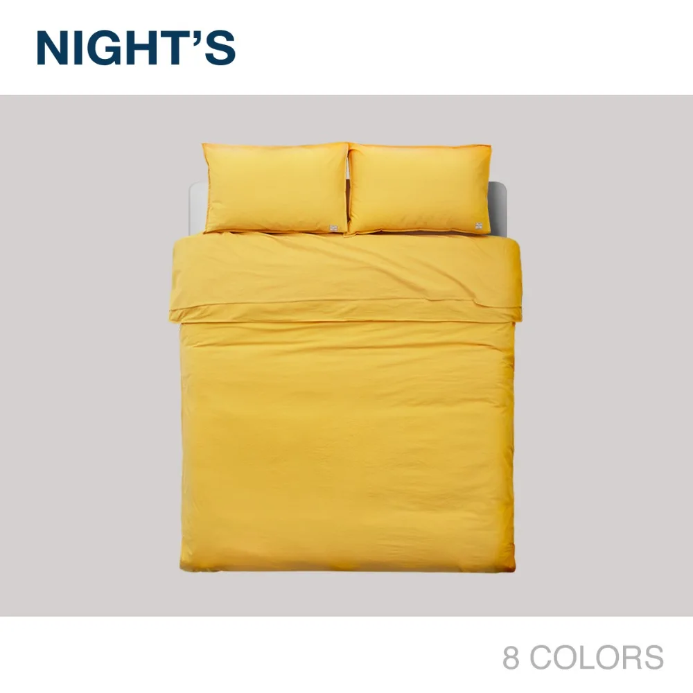 Top Brief Duvet Cover Sets Without Comforter 100% Cotton Reactive Printing Bedding Set 4pcs Mikasa 6 Colors High Quality Yellow Grey 1