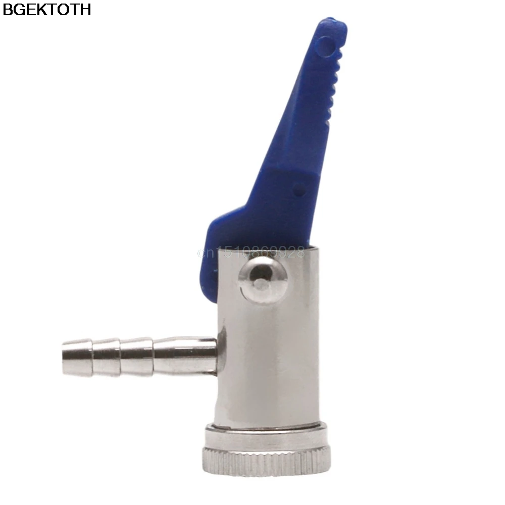 6mm 1/4" Car Motorbike Tyre Airline Inflator Valve Tire Air Chuck