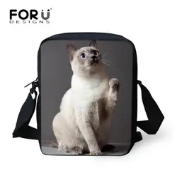 Forudesigns/сиамская кошка школьная сумка Детский сад небольшой рюкзак для маленьких Школьные ранцы детские мини школьный для девочек; Новинка