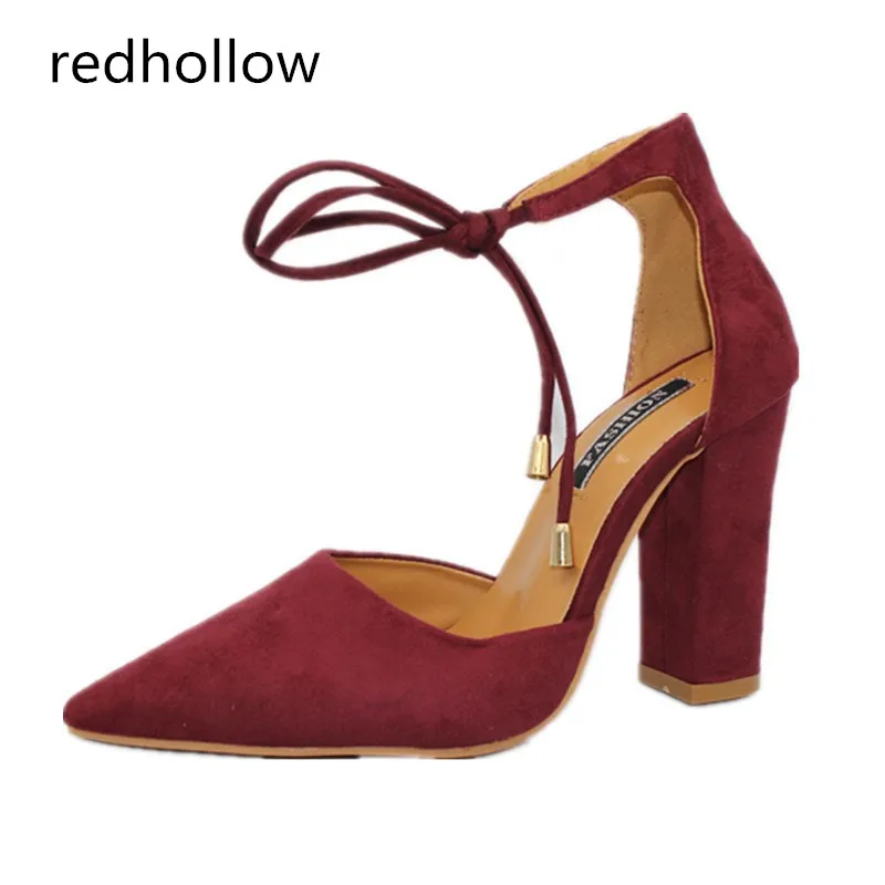 

2018 spring new women shoes basic style retro fashion high heels pointed toe office & career shallow footwear women pumps