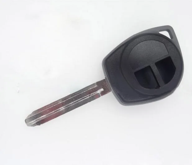 Пульт дистанционного ключа 2 кнопки для Suzuki с лезвие toy43 пульт автомобильной сигнализации чехол+ резиновый коврик