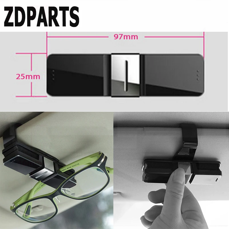ZDPARTSCarStylingSunglassEyeglassesCardHolderClipForAudiA3A4