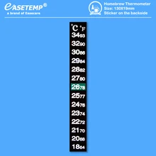 1000 шт/партия DHL термометр для пива или вина(18-34 градусов по Цельсию и Фаренгейту) с наклейкой