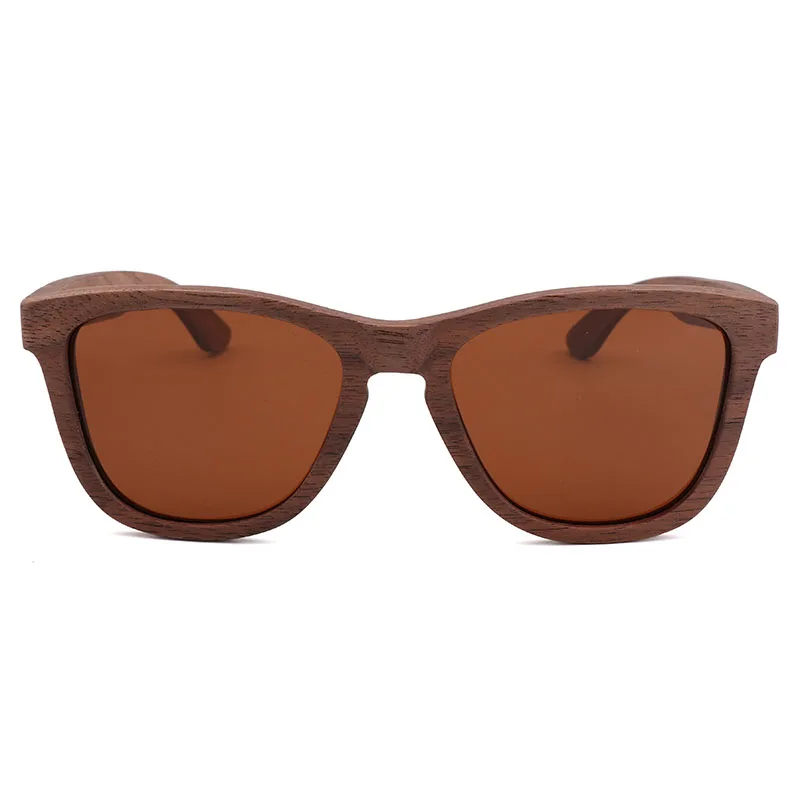 Стиль ретро моды, Защита окружающей среды, ручные бамбуковые и деревянные очки, простые мужские и женские солнцезащитные очки - Цвет линз: BROWN