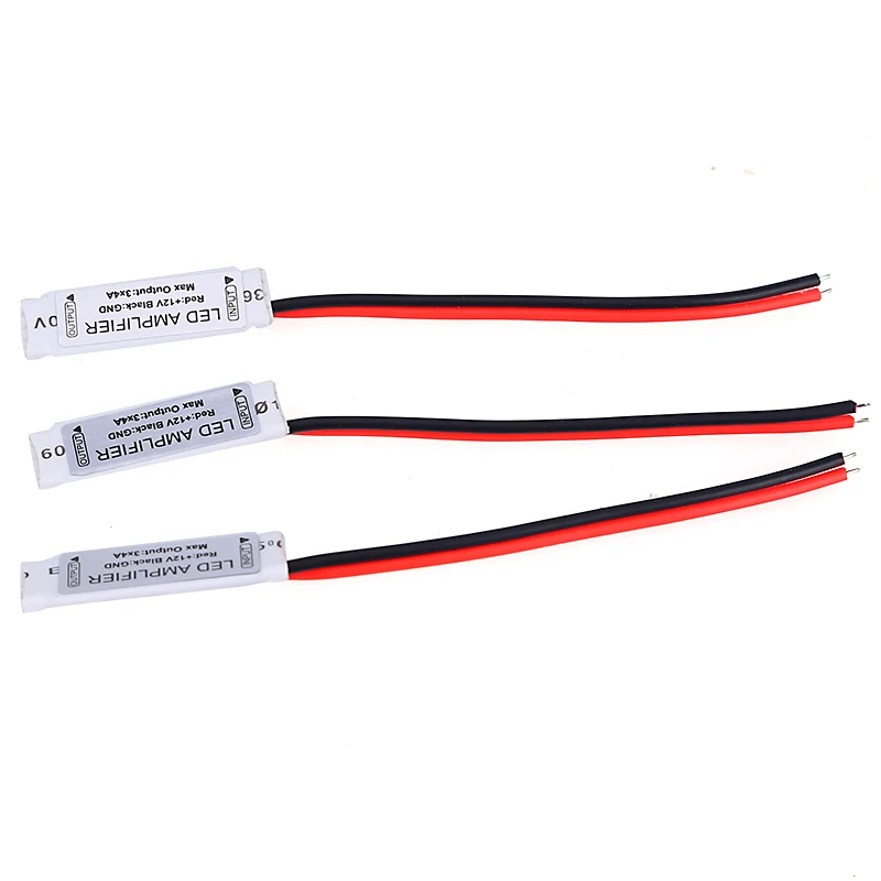 3 шт./лот мини RGB LED усилитель 12 В 12A 144 Вт для 3528 5050 светодиодный ультра тонкий