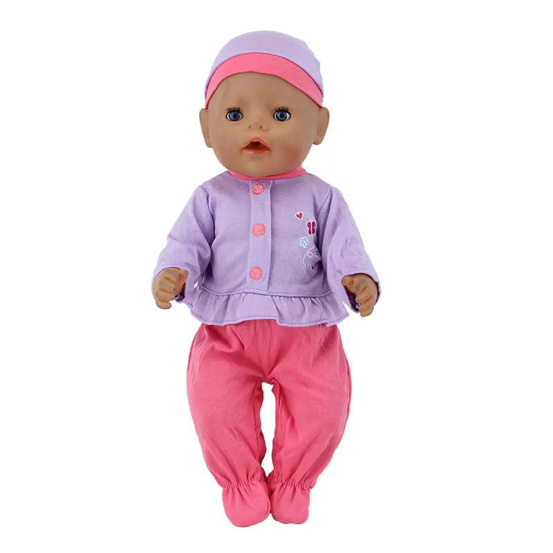 Модные наряды для 43 см Zapf Baby Doll 17 дюймов Reborn Одежда для младенцев - Цвет: v10