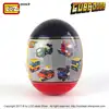 LOZ Mini bloques de huevos de bloques de construcción de modelo de coche de ladrillo juguetes para niños tren deportes coche, Taxi, autobús camión juego de ensamblaje para niños 4009 ► Foto 3/6