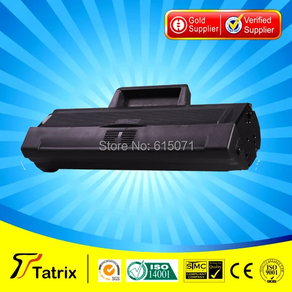 ФОТО NEW Toner Cartridge Compatible Black Toner Cartridge for Samsung MLT 104 Compatible for SAMSUNG MLT 104 Without chip
