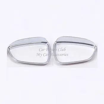 

For Ford Focus 4 MK4 2019 2020 Rear View Mirror Rain Eyebrow Cover Frame Trims ABS Chrome Stickers Car-Styling Accessories
